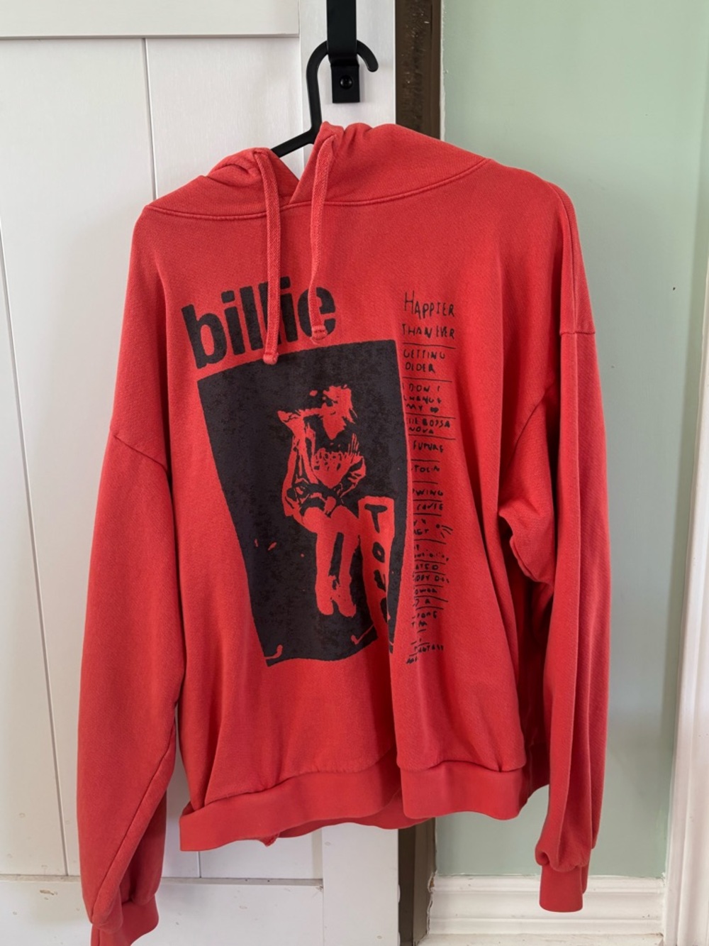 billie eilish happier than ever tour hoodie